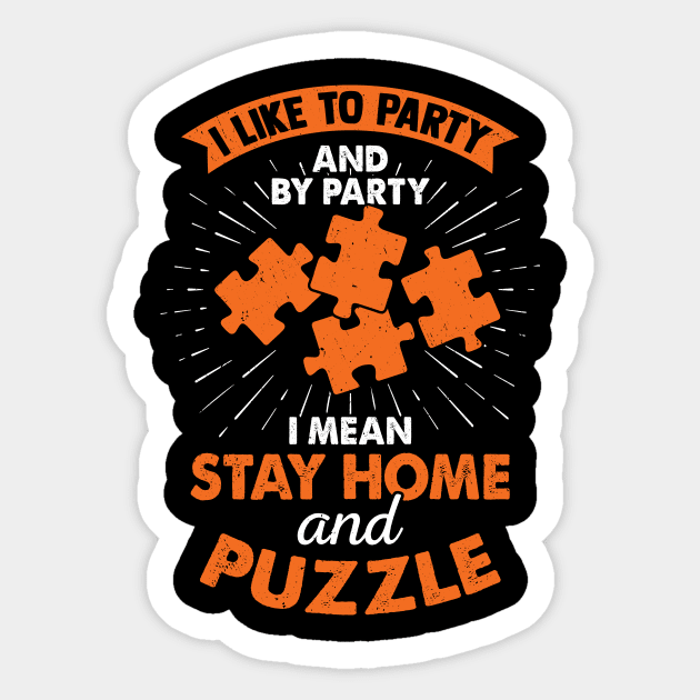 Puzzling Hobby Jigsaw Puzzle Lover Gift Sticker by Dolde08